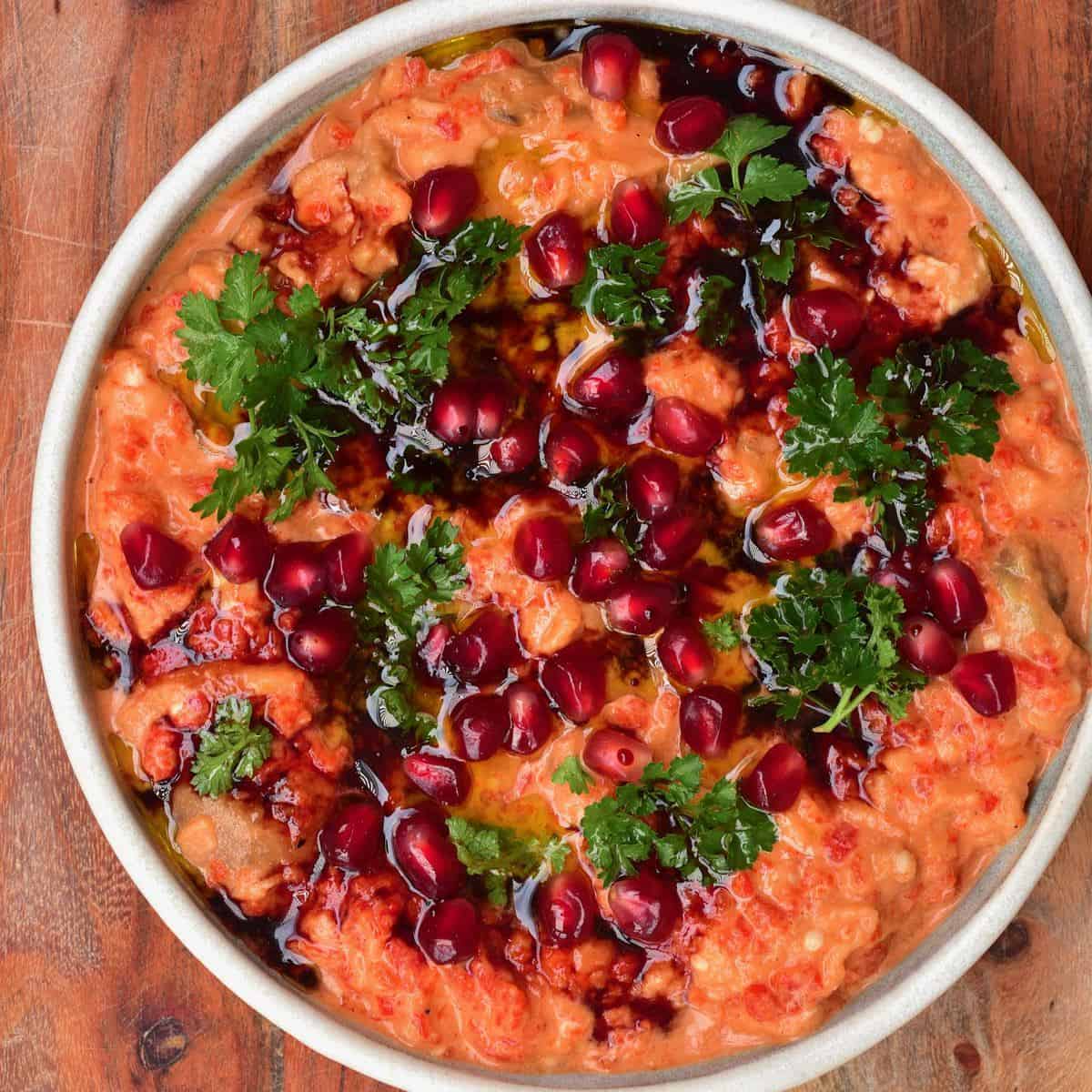 Smoky & Creamy: The Ultimate Charred Eggplant Red Pepper Dip